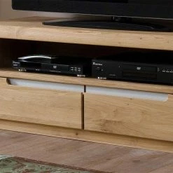 TV Unterschrank Croconia Aus Wildeiche Massivholz -Lana Sales tv unterschrank wildeiche massivholz hell geoelt croconia 04