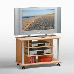 TV-Wagen Timo In Buche -Lana Sales tv wagen buche mit rollen timo 02