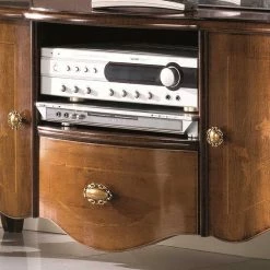 Unterschrank Für Fernseher In Italienischem Design - Carlenna -Lana Sales unterschrank fuer fernseher in italienischem design nussbaum mit ranken dekor carlenna 03