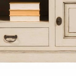 Vintage-TV-Lowboard Helsing Im Landhausstil -Lana Sales vintage tv lowboard im landhausstil in weiss helsing 03