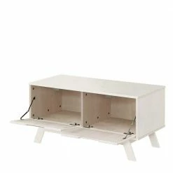 Weiß Lasierte Garderobenbank Mit Zwei Klappen - Uxenov 9 Weiß Lasierte Garderobenbank Mit Zwei Klappen - Uxenov -Lana Sales weiss lasierte garderobenbank mit zwei klappen aus kiefer massivholz uxenov 02