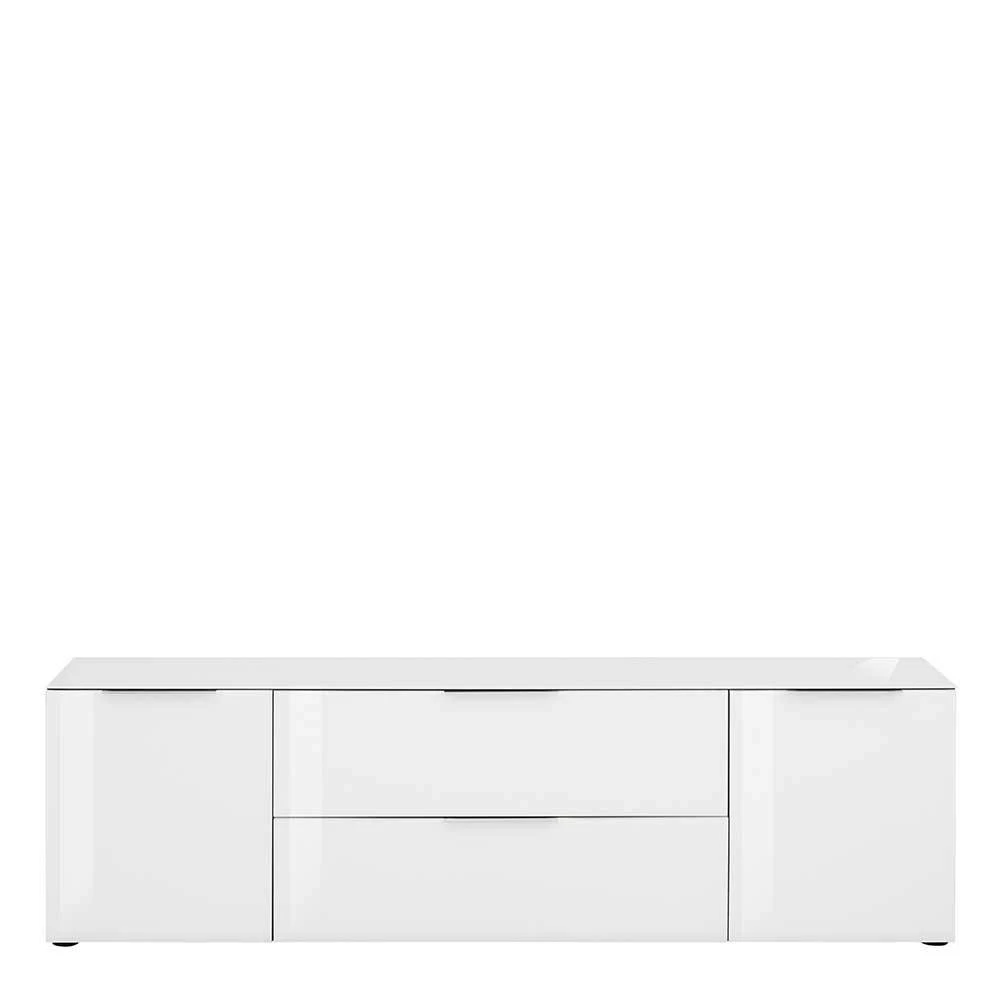 Weiße 54 Cm Hohe Kommode Mit Schublade & Klappe - Onstruda 5 Weiße 54 Cm Hohe Kommode Mit Schublade & Klappe - Onstruda – Bild 3