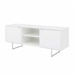 Weißer TV Unterschrank 146 Cm Breit - Antilva