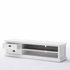 Weißes Lowboard Für Fernseher Venzeno Im Landhaus Stil -Lana Sales weisses lowboard fuer fernseher im landhaus stil venzeno 02