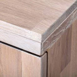 White Wash TV Lowboard Aus Eiche - Dioca -Lana Sales white wash tv lowboard aus eiche im retro design 160x60x45 cm dioca 03