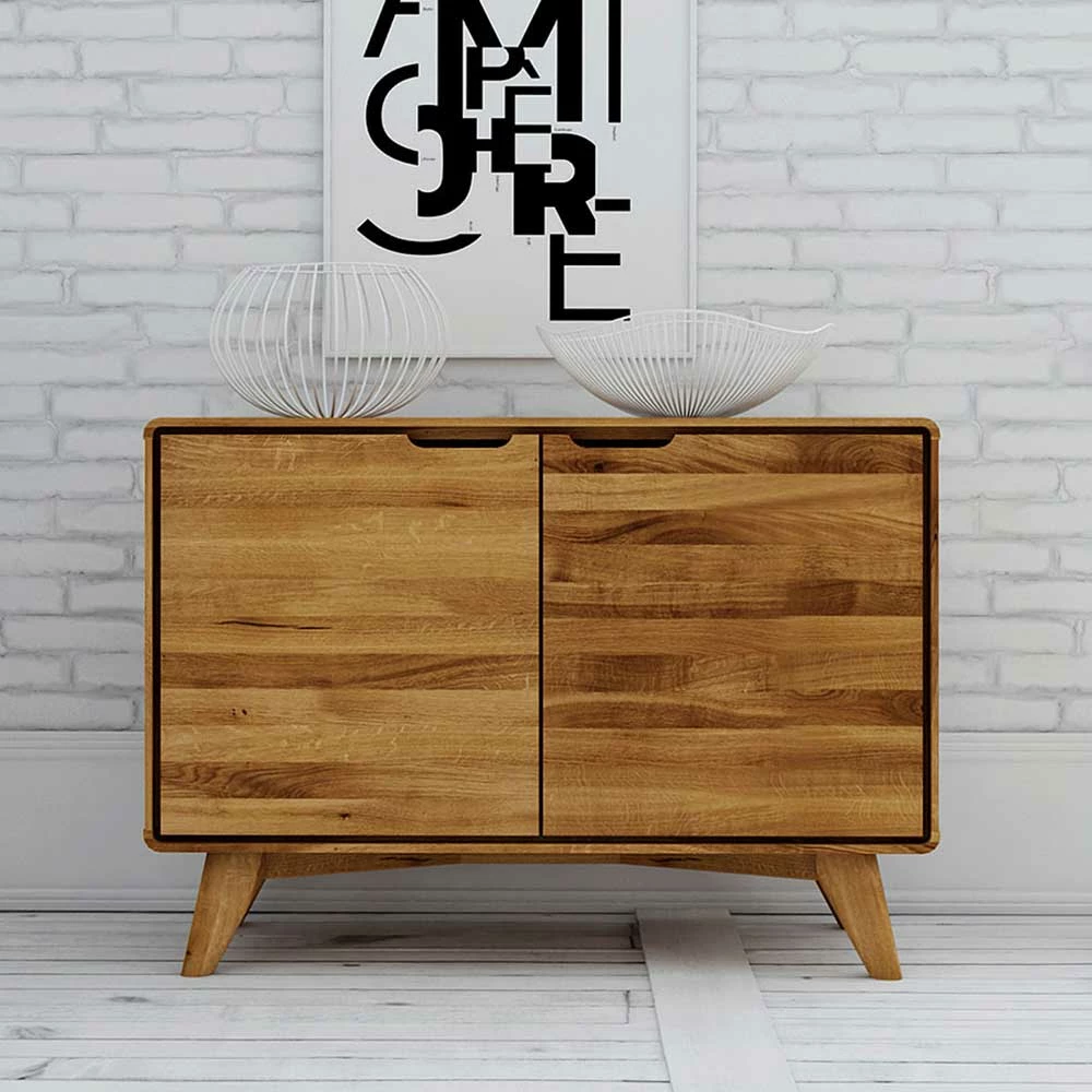 Wildeiche Naturholz Kommode Geölt - Eavy 5 Wildeiche Naturholz Kommode Geölt - Eavy – Bild 3