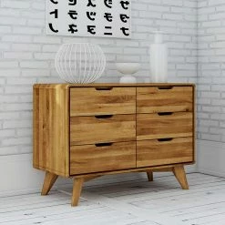 Wildeiche Schubladenkommode Geölt - Eavy 10 Wildeiche Schubladenkommode Geölt - Eavy -Lana Sales wildeiche schubladenkommode geoelt mit sechs schubladen eavy 02