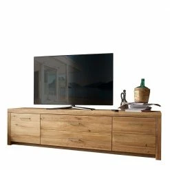 Wildeiche TV Lowboard Aus Geöltem Massivholz - Loitons