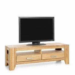 Wildeiche TV Lowboard Mit Zwei Schubladen - Miarizia 13 Wildeiche TV Lowboard Mit Zwei Schubladen - Miarizia -Lana Sales wildeiche tv lowboard mit zwei schubladen zwei faechern in zwei breiten miarizia 05