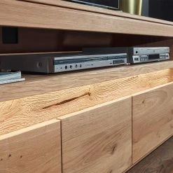 Wildeiche Unterschrank Für TV Mit Beleuchtung - Acmida -Lana Sales wildeiche unterschrank fuer tv mit beleuchtung led dimmbar 163x63x44 acmida 03