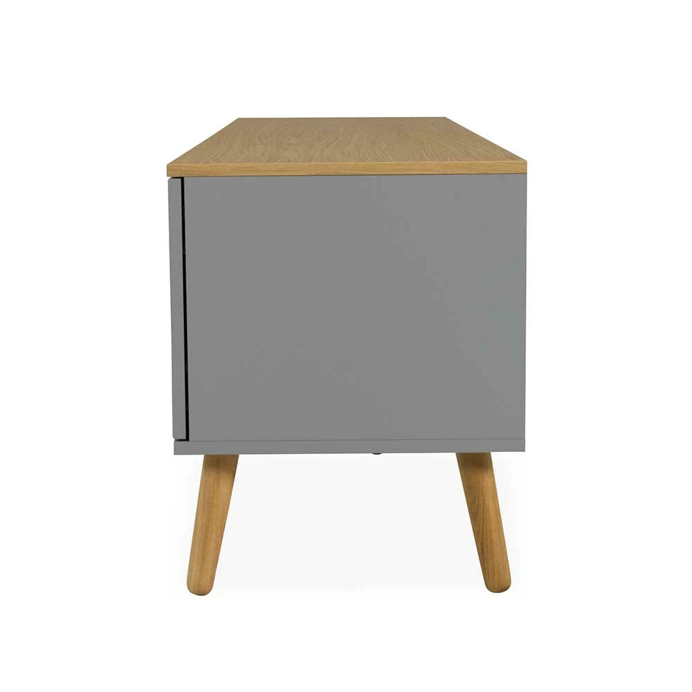 Zweifarbiger TV Unterschrank In Grau - Revanio 5 Zweifarbiger TV Unterschrank In Grau - Revanio – Bild 3