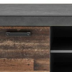 Zweifarbiges TV Board 153 Cm Breit - Timuras -Lana Sales zweifarbiges tv board 153 cm breit in vintage holz dekor grau timuras 05